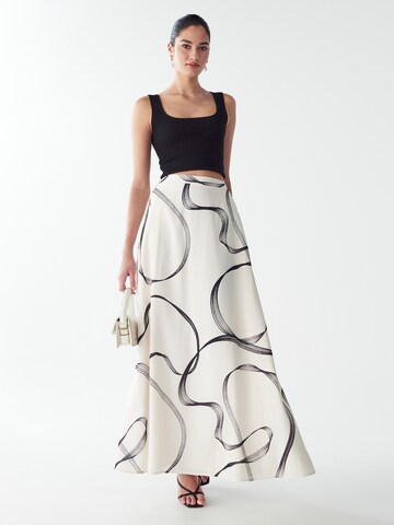 Willa Skirt 'Saras' in White: front