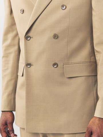 Coupe slim Veste de costume Next en beige