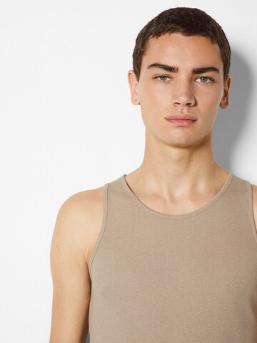 Bershka T-shirt i beige