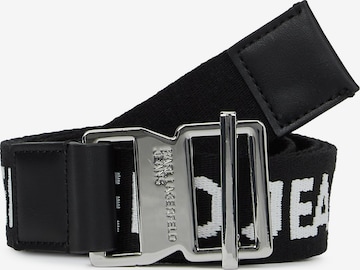 KARL LAGERFELD JEANSRemen ' Gürtel aus Gurtband mit Logo ' - crna boja: prednji dio