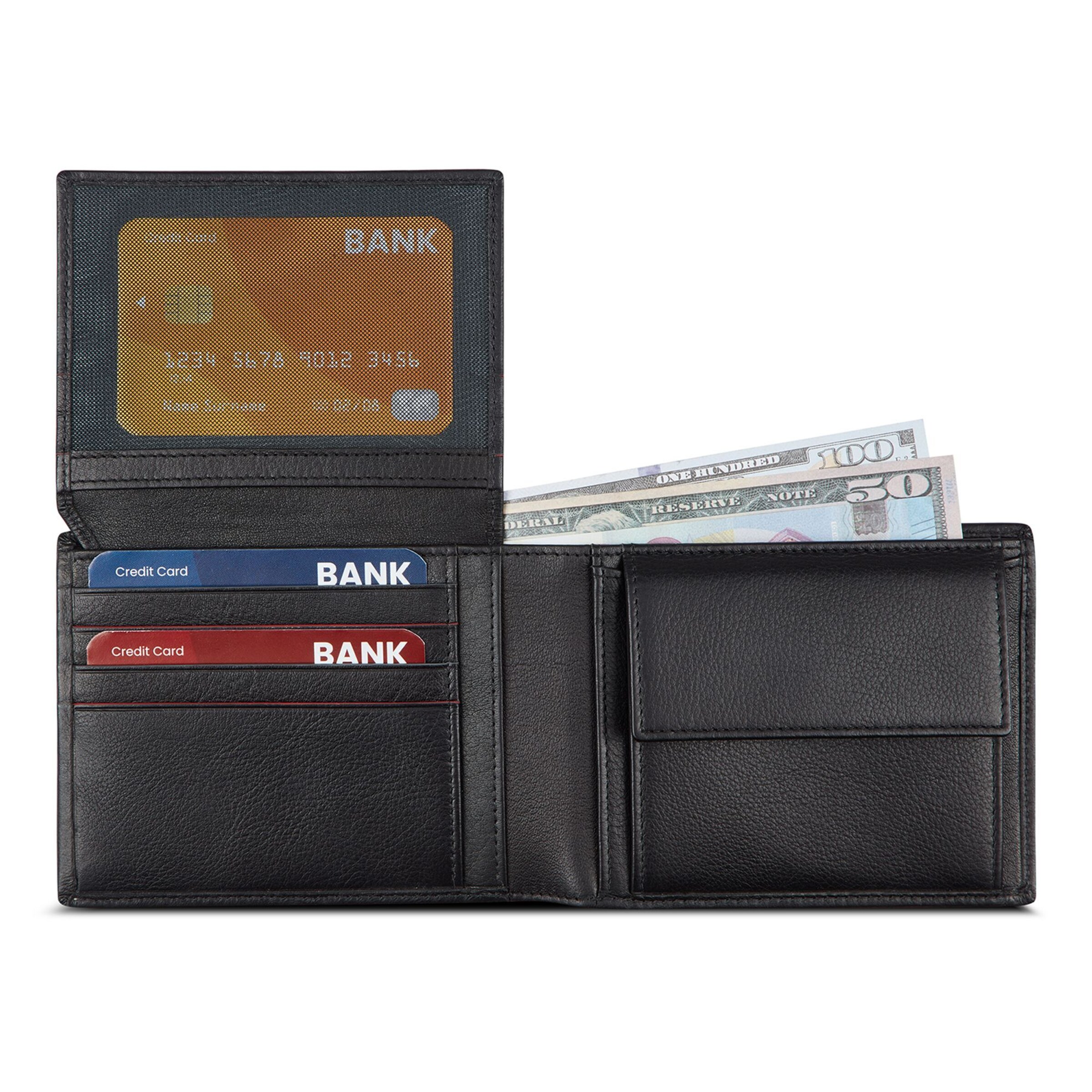 Roncato Wallet 'Detroit' in Black