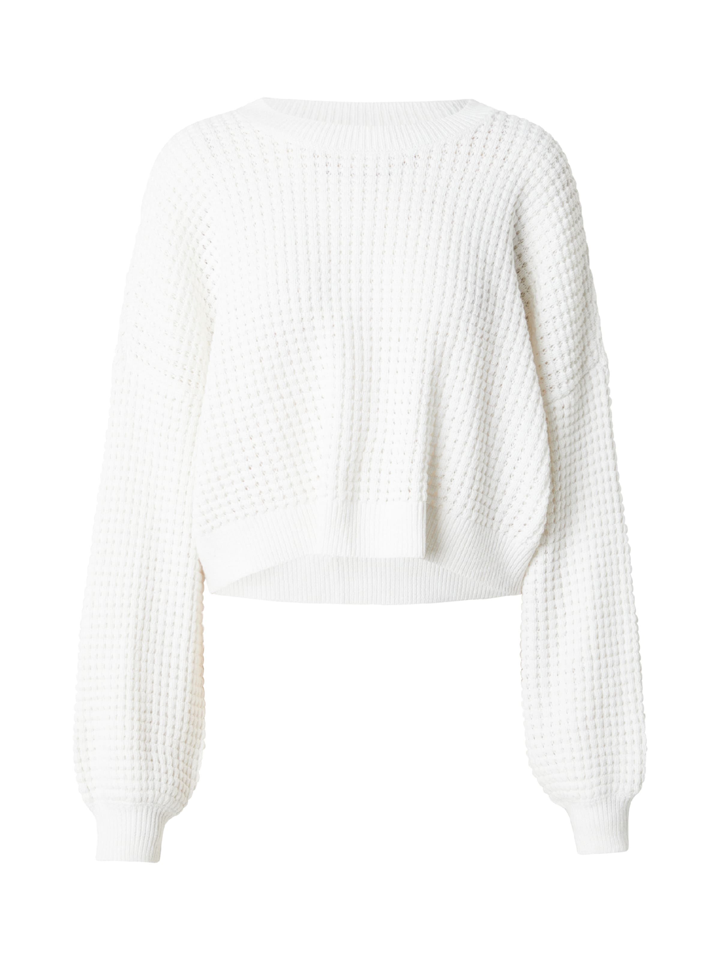 HOLLISTER Πουλόβερ σε λευκό: μπροστά