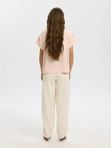 SELECTED - Camiseta en naranja