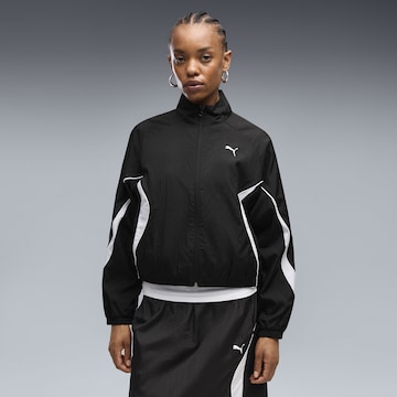 PUMA Sportjacke in Schwarz: Vorderseite