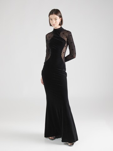 Elisabetta Franchi Вечерна рокля в черно: отпред