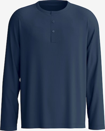 CALIDA Shirt 'RMX Sleep Free' in Blauw: voorkant