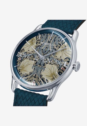 August Berg Analoog horloge 'Morris & CO' in Blauw