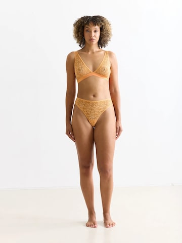 Erlich Textil String 'Iconic Lace' in Yellow