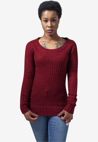 Urban Classics Sweater in Red: front