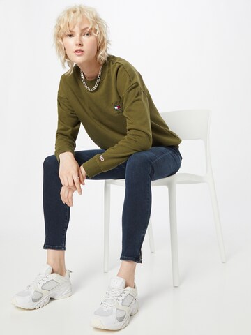 Sweat-shirt Tommy Jeans en vert