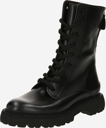 Kennel & Schmenger Lace-Up Boots in Black: front