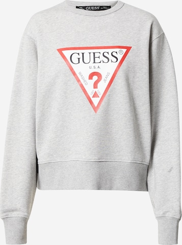 Sweat-shirt GUESS en gris : devant