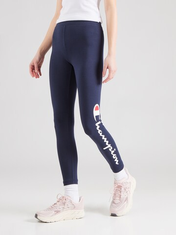Slimfit Pantaloni di Champion Authentic Athletic Apparel in blu: frontale