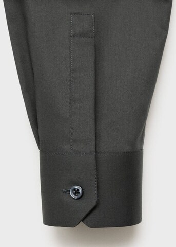 MANGO MAN Regular fit Button Up Shirt 'Palmar' in Grey