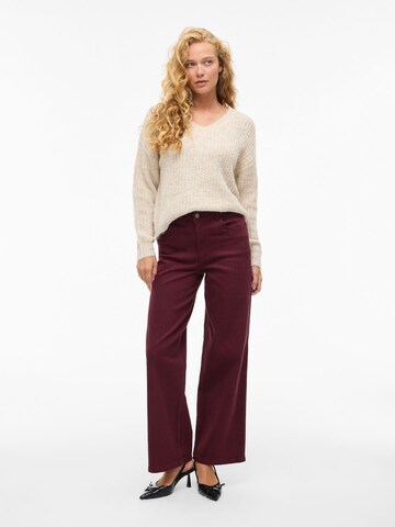 VILA Loose fit Jeans 'VIChia' in Red