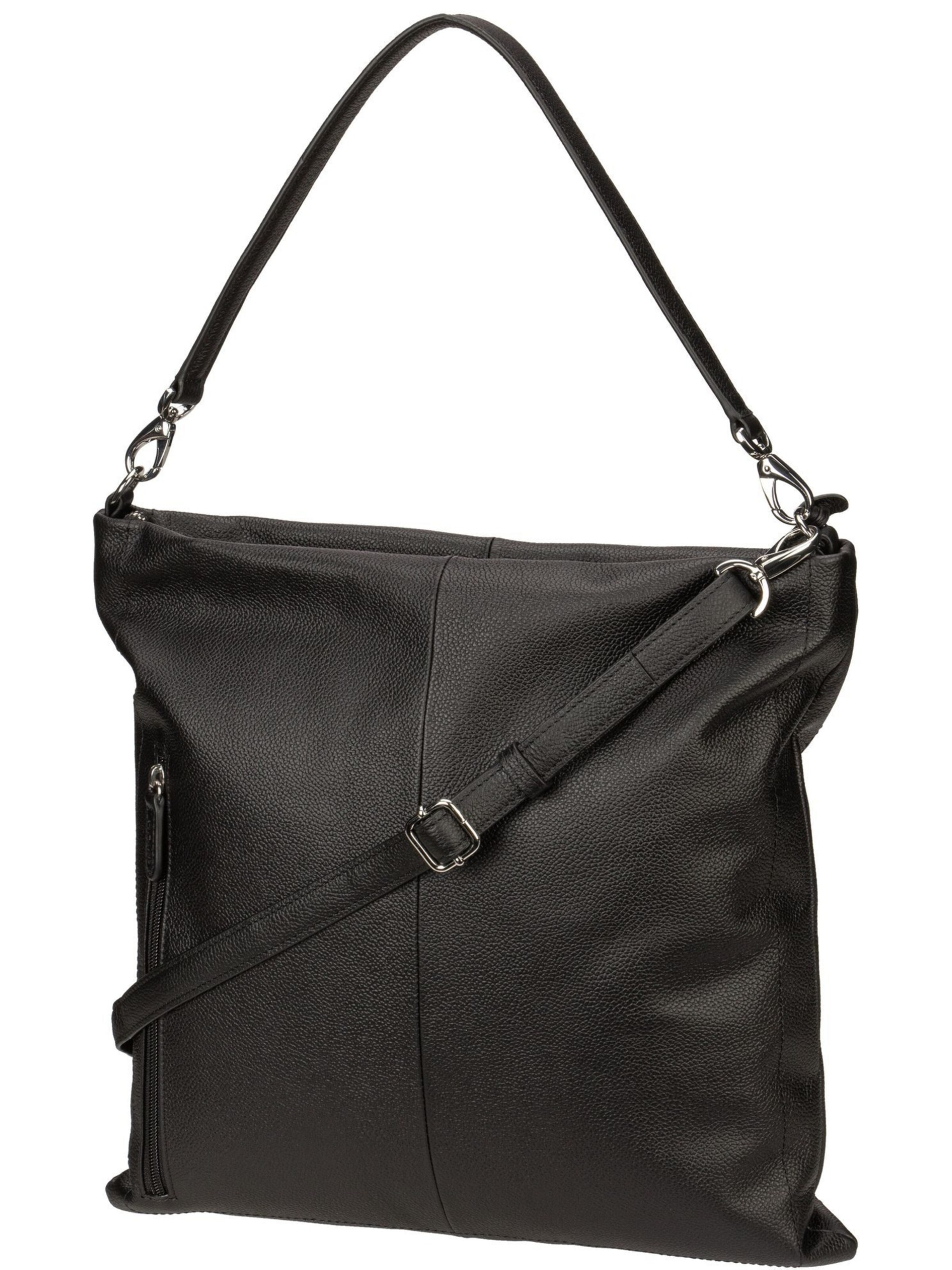 Picard Schultertasche 'Zoom' in Schwarz