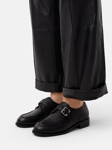 L37 HANDMADE SHOES Slipper 'NEBULA GLOW' in Schwarz