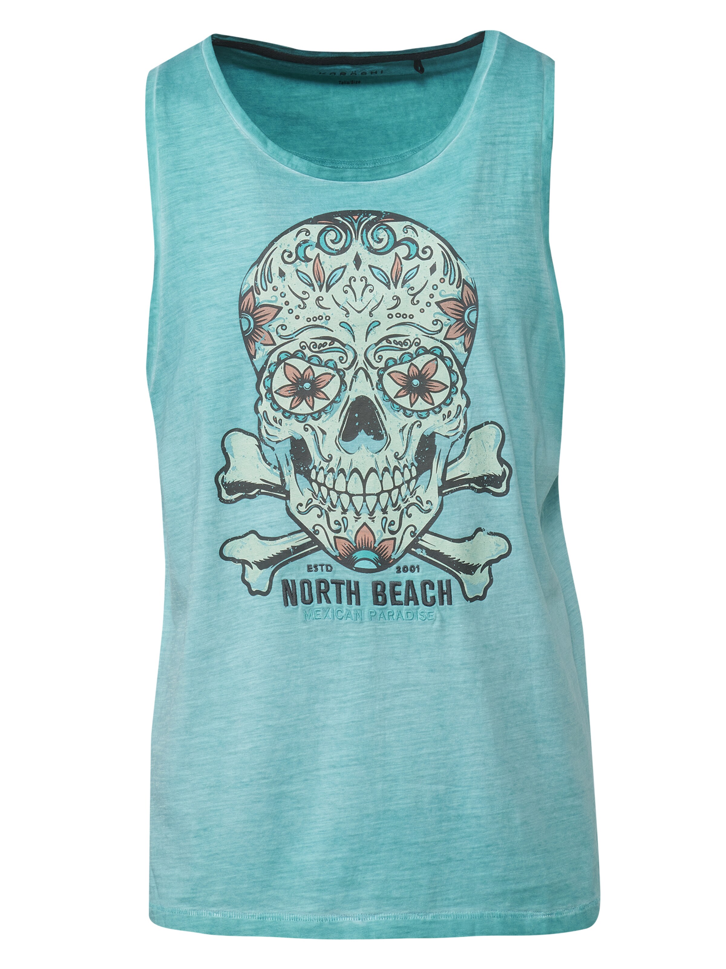 T-Shirt KOROSHI en vert : devant