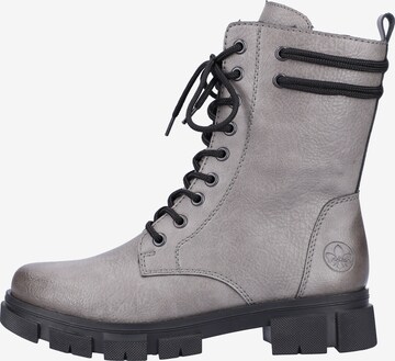 Rieker Lace-Up Ankle Boots 'Y7117' in Grey