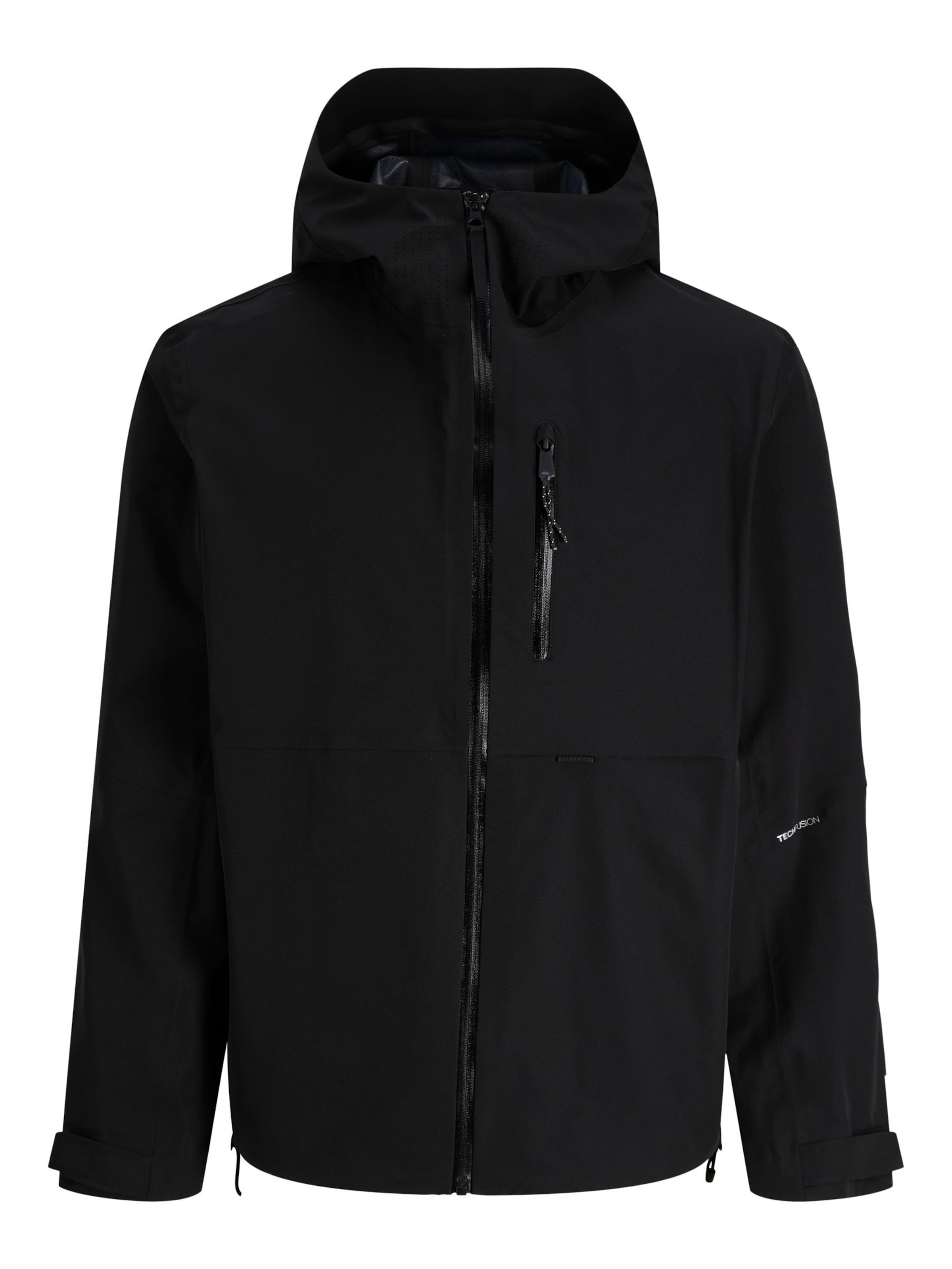 JACK & JONES Přechodná bunda 'JCOLegacy' – černá: přední strana