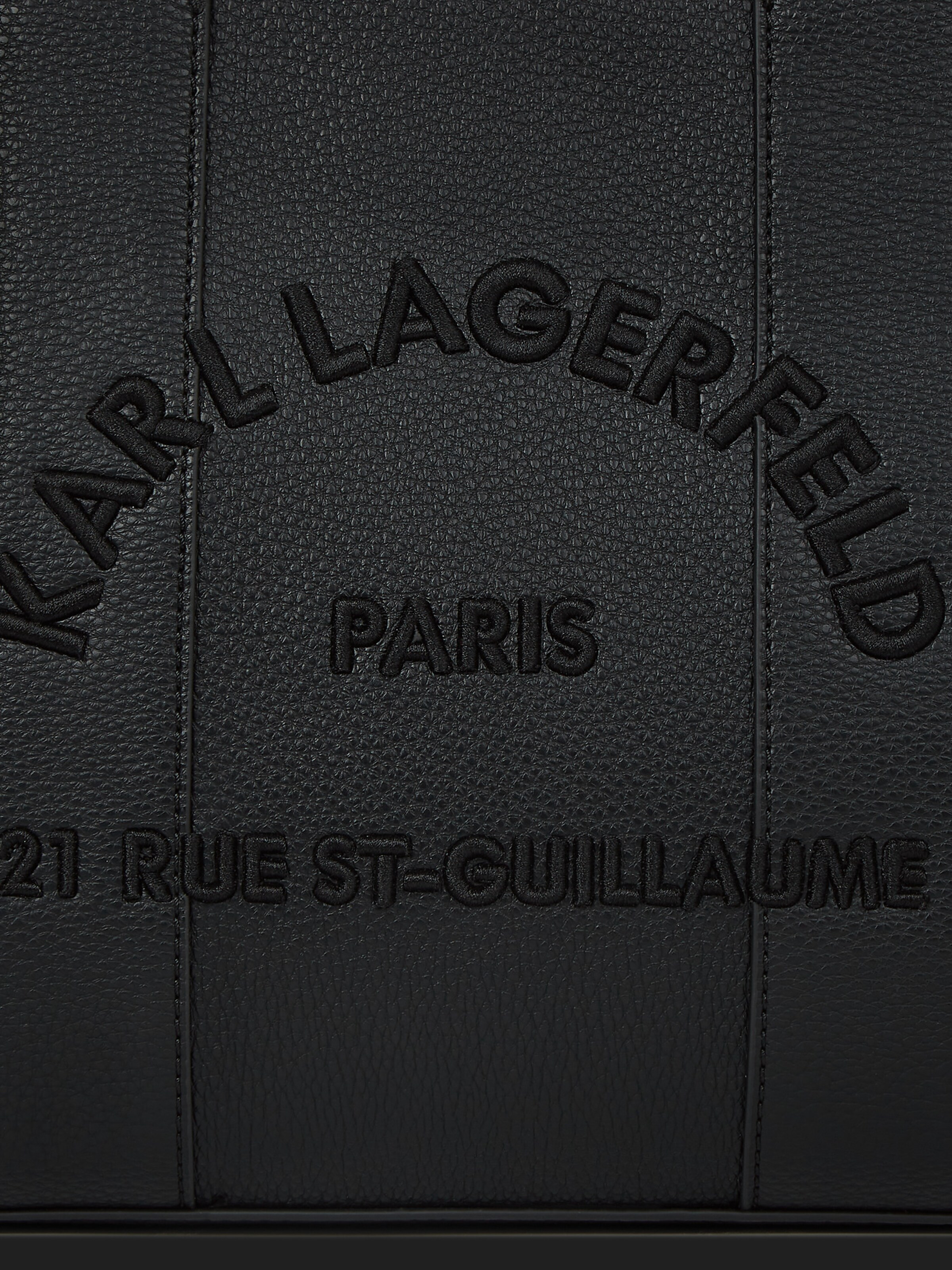 Karl Lagerfeld - Bolso saco ' Rue St-Guillaume Mittelgroße Tote Bag ' en negro
