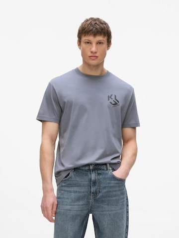 KARL LAGERFELD JEANS Μπλουζάκι σε γκρι: μπροστά