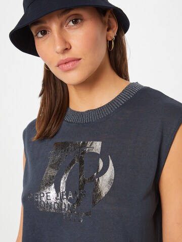 Top 'Avis' di Pepe Jeans in grigio