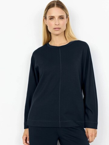 T-shirt ' BANU' Soyaconcept en bleu : devant