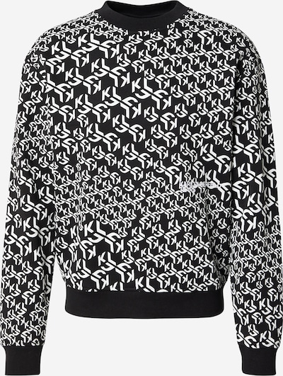 KARL LAGERFELD JEANS Bluzka sportowa w kolorze czarny / białym, Podgląd produktu
