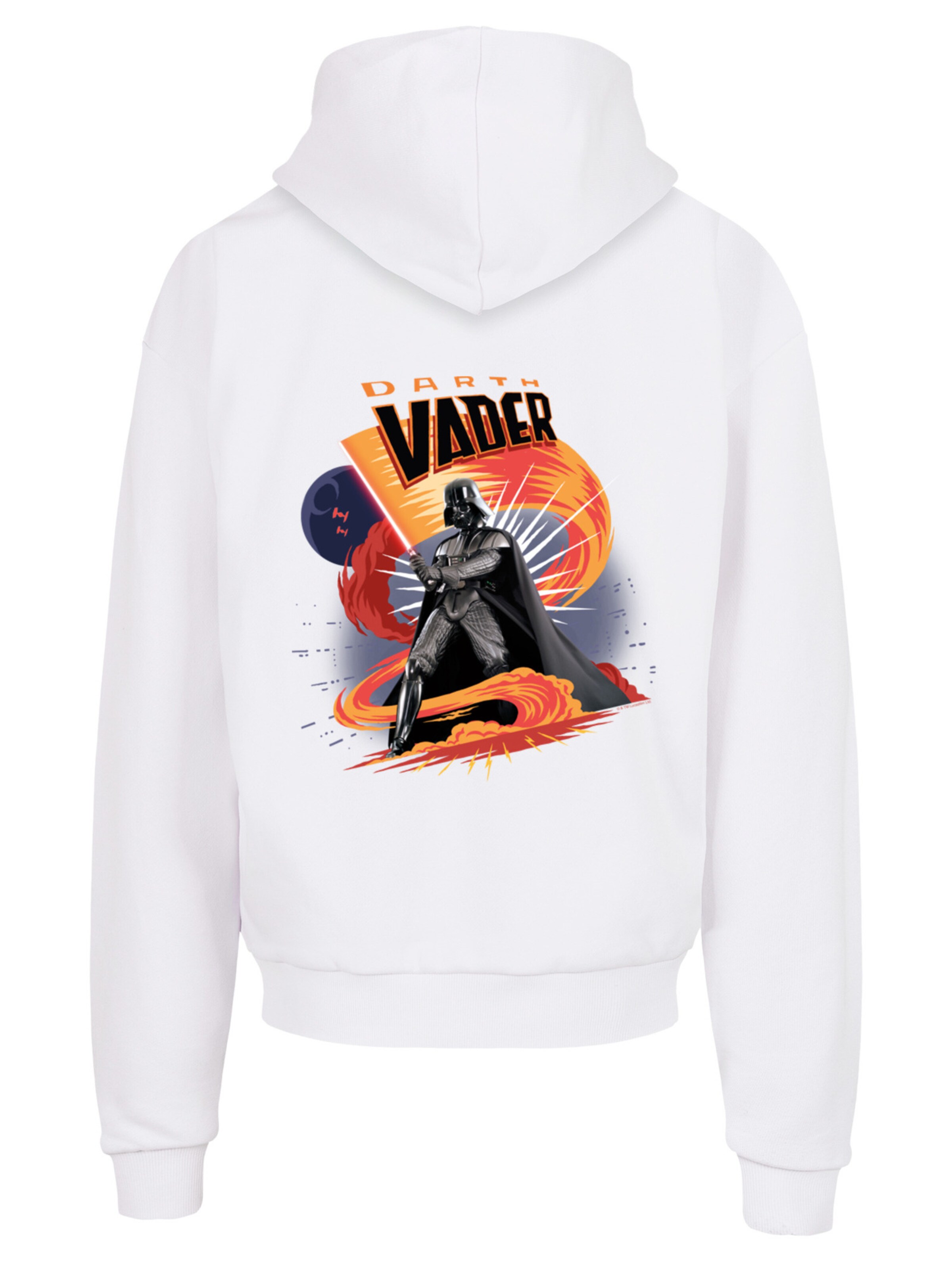 F4NT4STIC Sweatshirt in Wit: voorkant