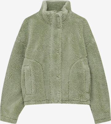 Pull&Bear Prechodná bunda - Zelená: predná strana