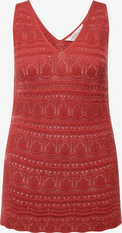 Studio Untold Knitted Top in Red: front
