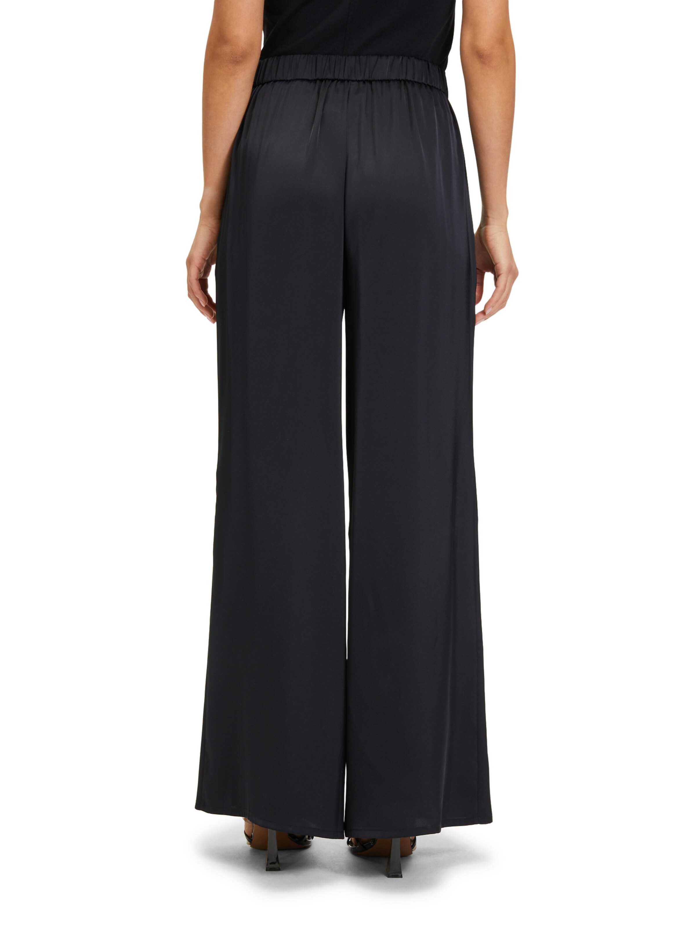 Vera Mont Loosefit Hose in Schwarz