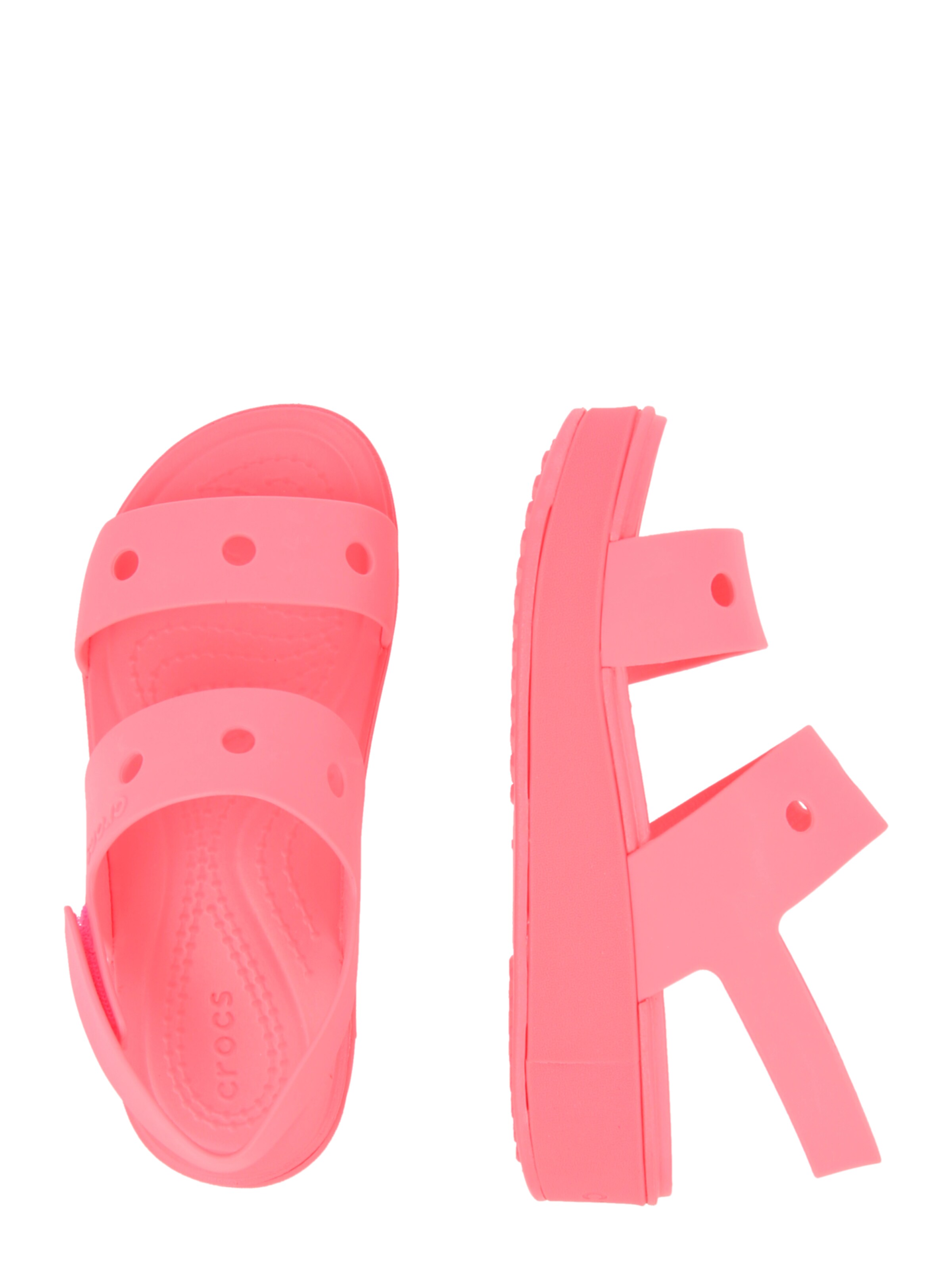 Crocs Босоножки 'Brooklyn' в Ярко-розовый
