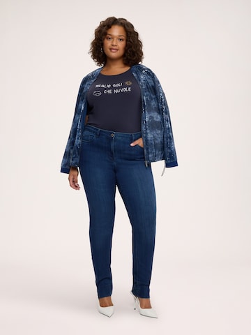 Fiorella Rubino Skinny Jeans in Blauw: voorkant