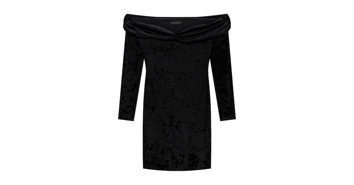 guess black off the shoulder dress GUESS Eco Katiya Off-the-Shoulder Dress Women