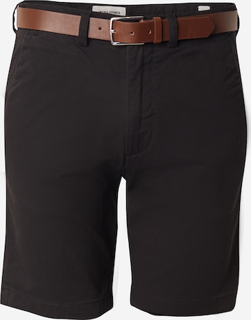 Pantaloni chino 'JPSTMARCO FRANCO' di JACK & JONES in nero: frontale