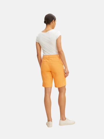 Regular Pantalon chino TOM TAILOR en orange