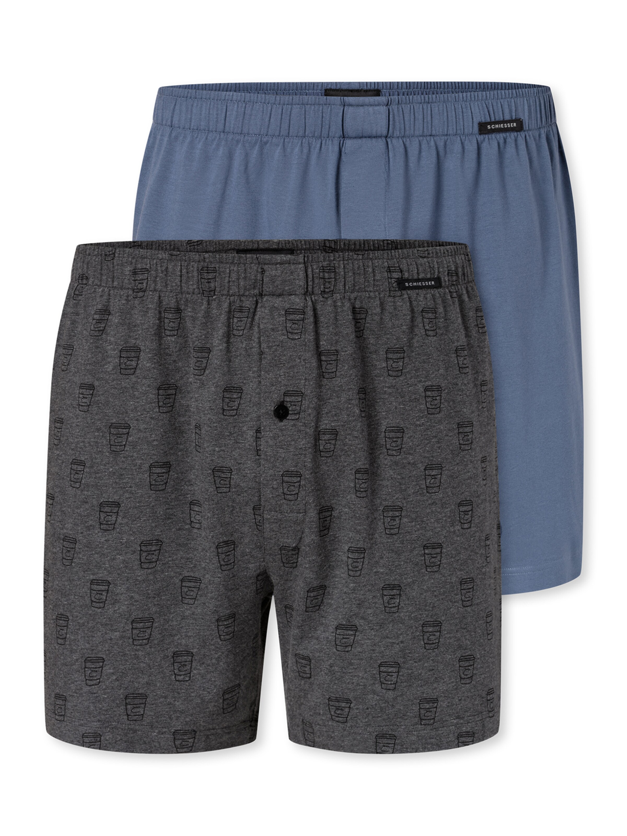 Boxers ' Multi ' SCHIESSER en bleu : devant