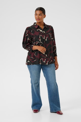 KAFFE CURVE Blouse 'KCmilana' in Black