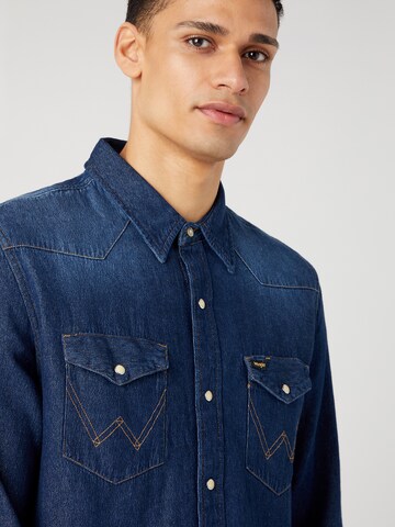 Regular fit Camicia '27MW' di WRANGLER in blu