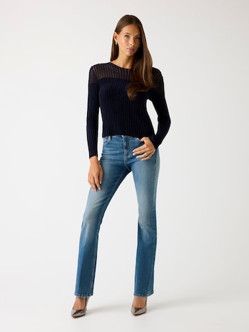 GUESS Sweater 'Chenille' in Blue
