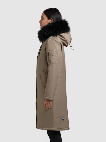 khujo Wintermantel 'Jilla' in Beige
