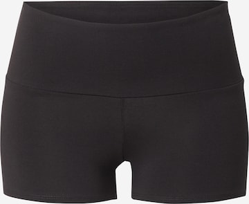 WEEKDAY Skinny Leggingsit 'Alanna' värissä musta: etupuoli
