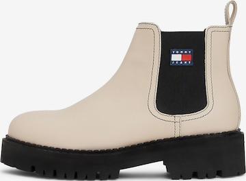 Tommy Jeans Chelsea Boots in Beige: Vorderseite