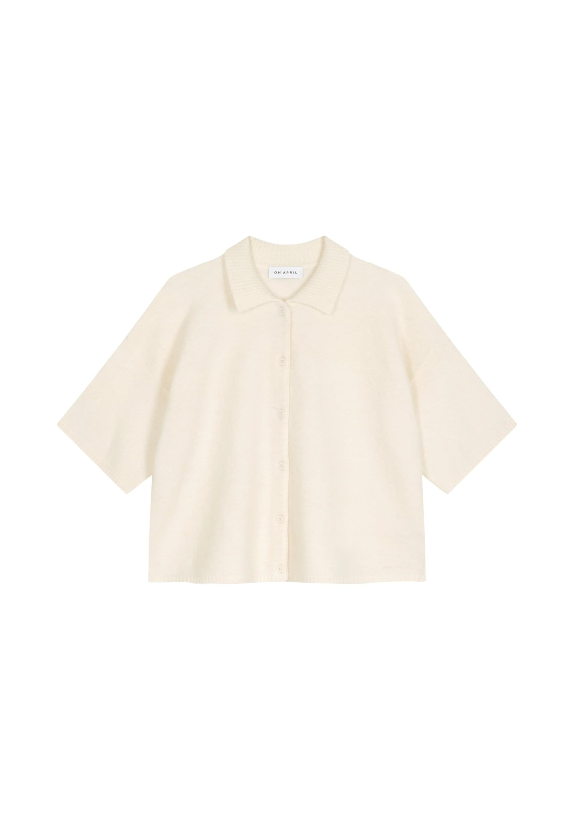 OH APRIL Strickjacke 'Vina' in Beige: Vorderseite