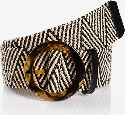 TOM TAILOR Ceinture 'ERIN' en beige / noir, Vue avec produit