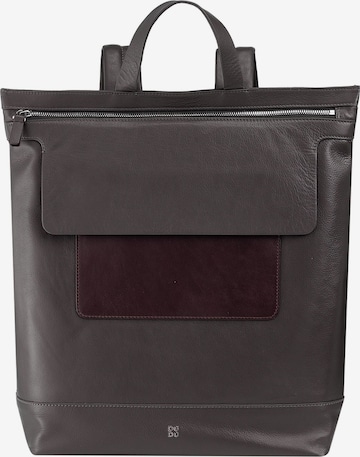 DuDu Rucksack in Grau: Vorderseite