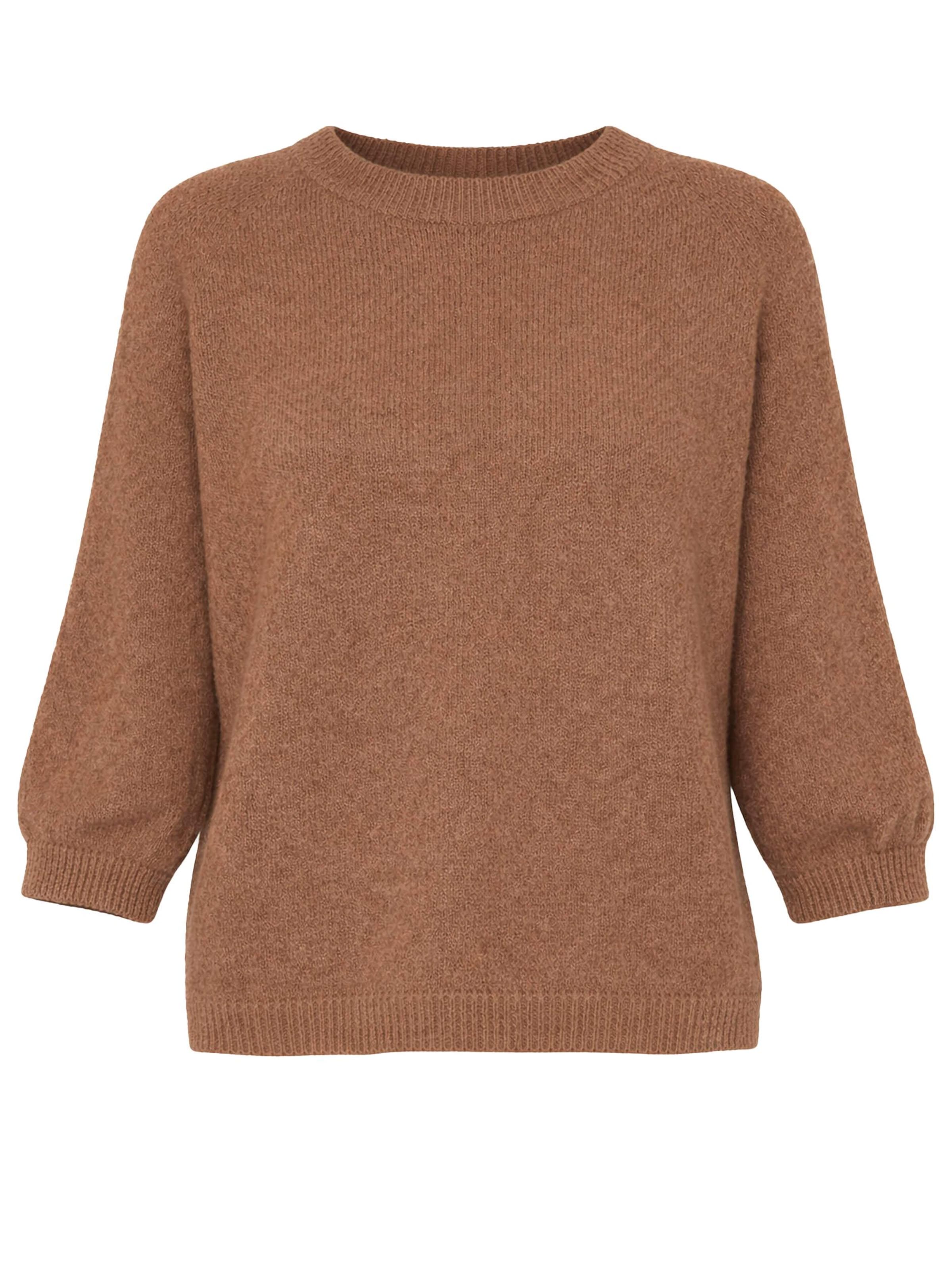 SASSYCLASSY Sweater in Brown: front