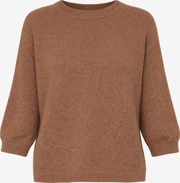 SASSYCLASSY Pullover in Braun: Vorderseite
